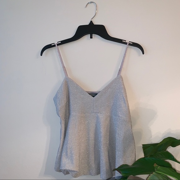 M Wild Fable Shimmer Peplum Cami - Picture 1 of 2